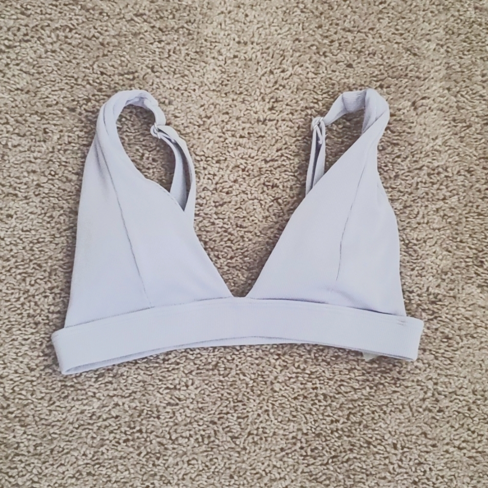 Purple swim top